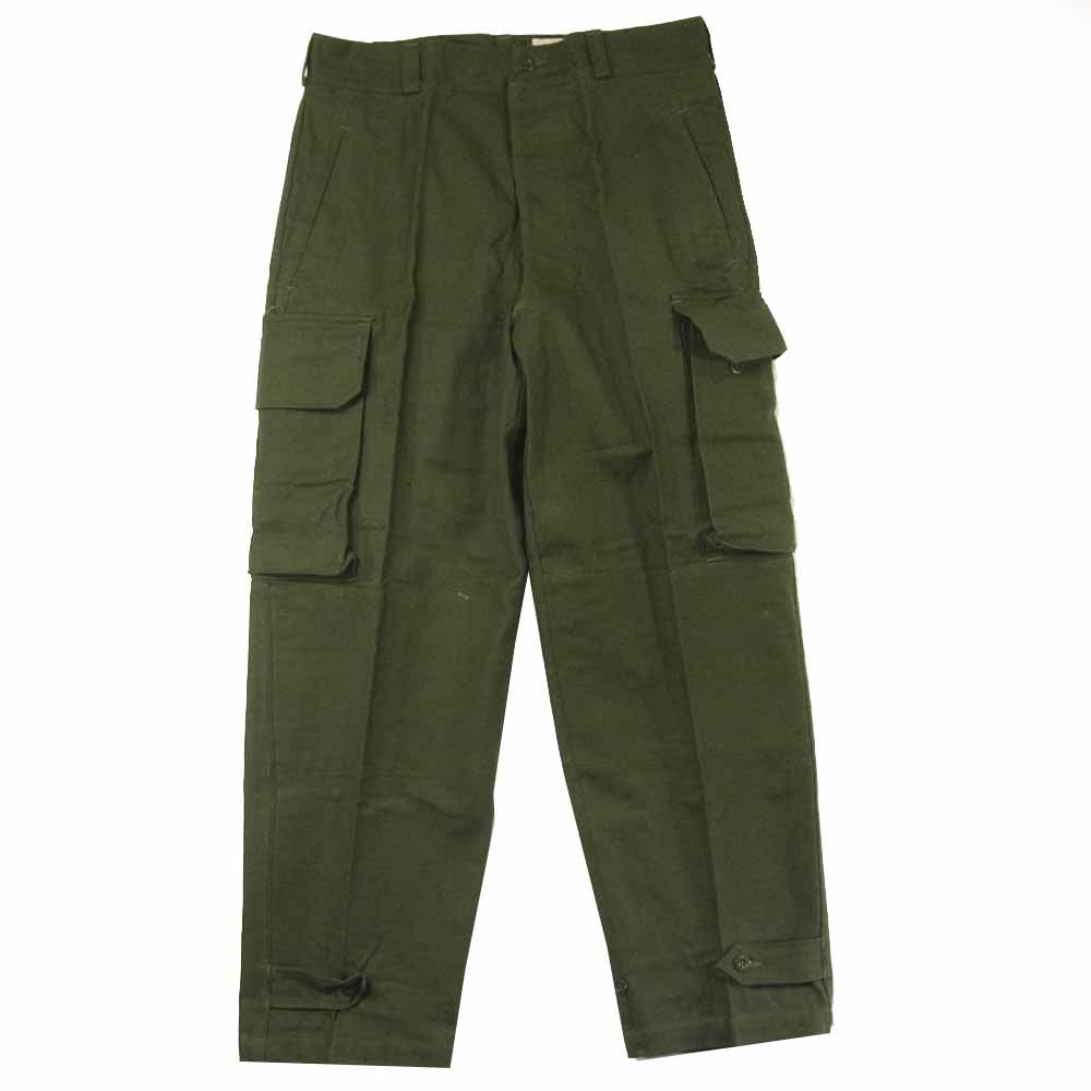 フランス軍 HBT CARGO PANTS M-47 ヘリンボーン カーゴ パンツ カーキ系【中古】