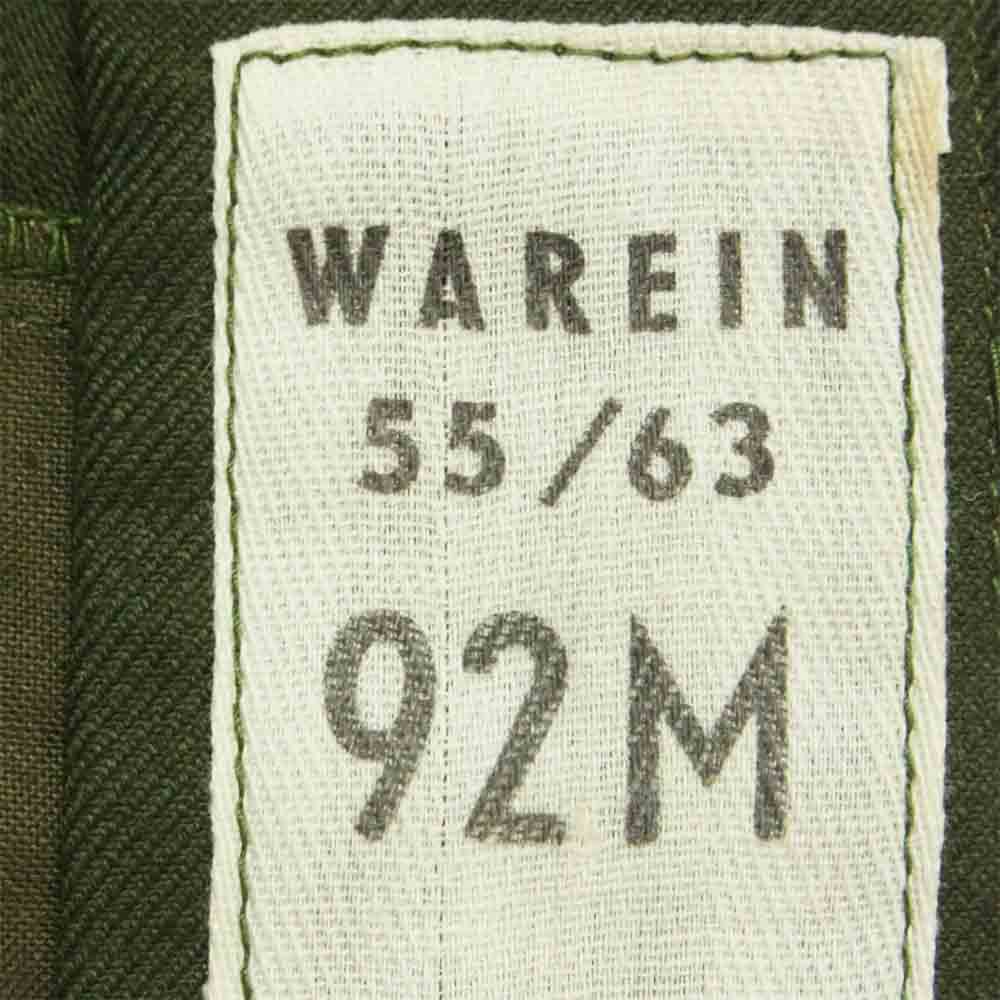 フランス軍 HBT CARGO PANTS M-47 ヘリンボーン カーゴ パンツ カーキ系【中古】