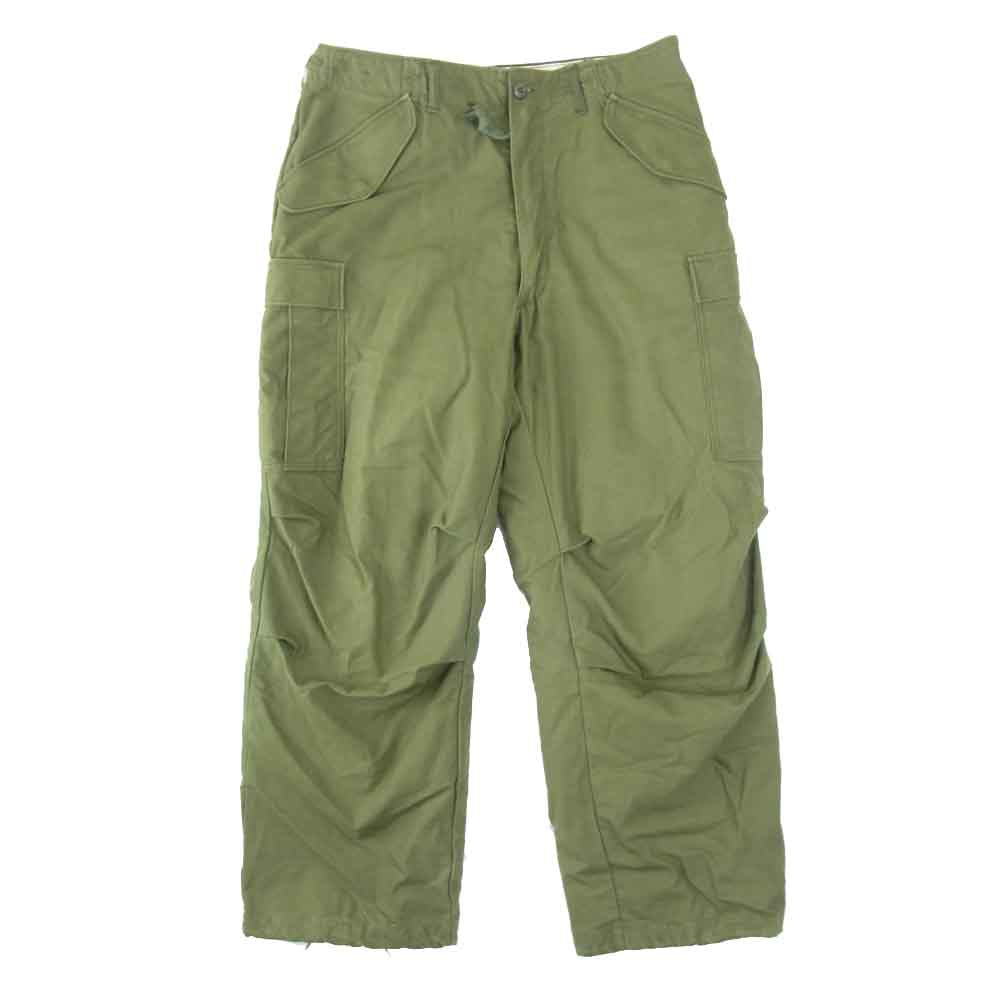 米軍 DSA100-72-C-1636 70's M-65 OD WINFIELD社 USA製 ライナー付 フィールドパンツ カーキ系 M【中古】