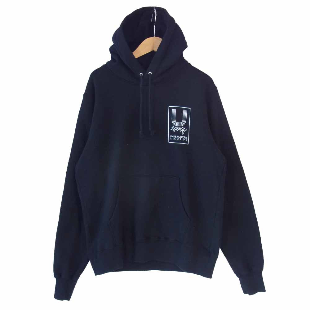 UNDERCOVER アンダーカバー UCX9802 フーディ プルオーバー パーカー 黒 ブラック系 2【美品】【中古】