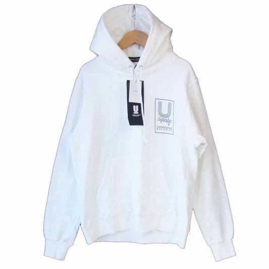 UNDERCOVER アンダーカバー UCX9802 フーディ プルオーバー パーカー 白 ホワイト系 2【極上美品】【中古】