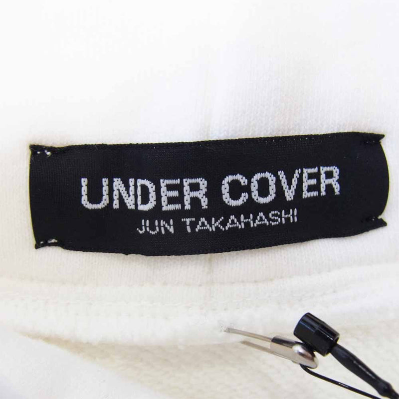 UNDERCOVER アンダーカバー UCX9802 フーディ プルオーバー パーカー 白 ホワイト系 2【極上美品】【中古】