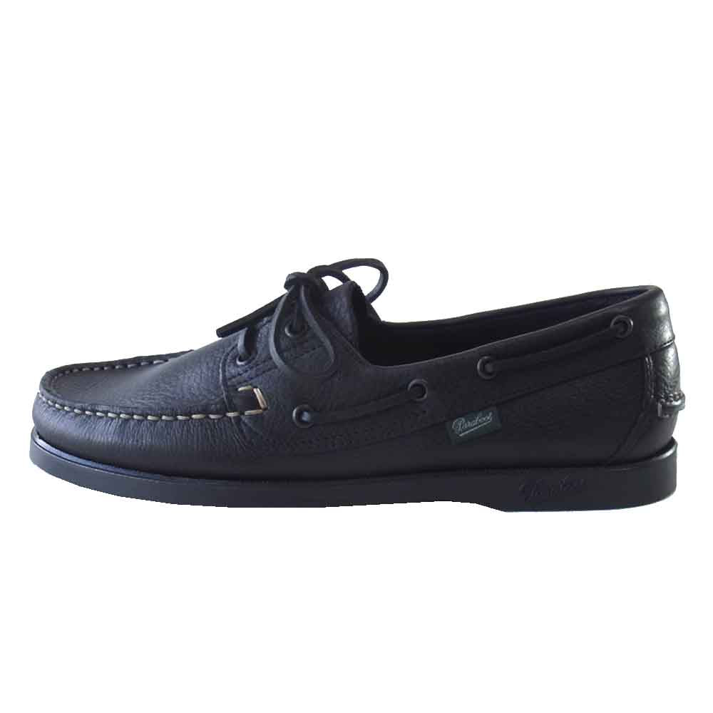 Paraboot パラブーツ 1013－00750 BARTH FOUL NOIR バース デッキシューズ ブラック系 7.5【新古品】【未使用】【中古】