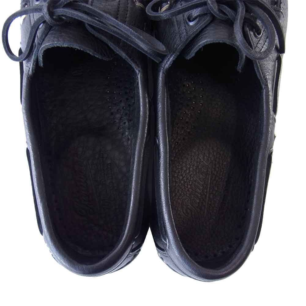 Paraboot パラブーツ 1013－00750 BARTH FOUL NOIR バース デッキシューズ ブラック系 7.5【新古品】【未使用】【中古】