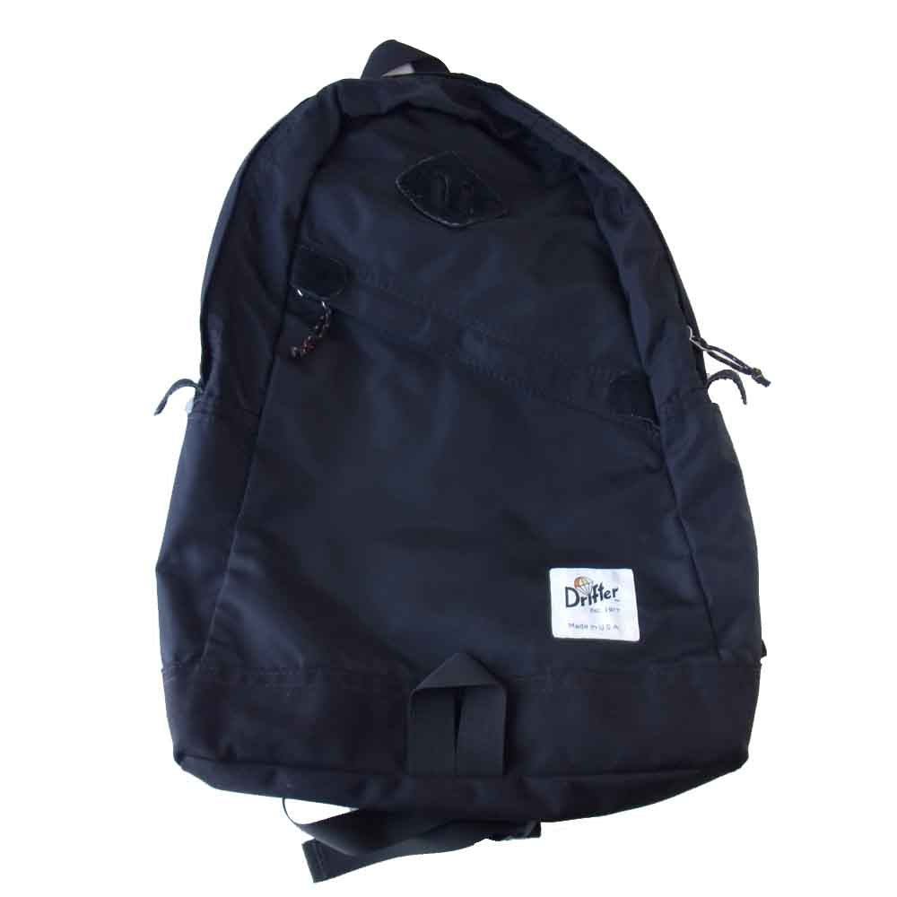 HYSTERIC GLAMOUR ヒステリックグラマー Drifter ドリフター USA製 ナイロン バックパック ブラック系【中古】