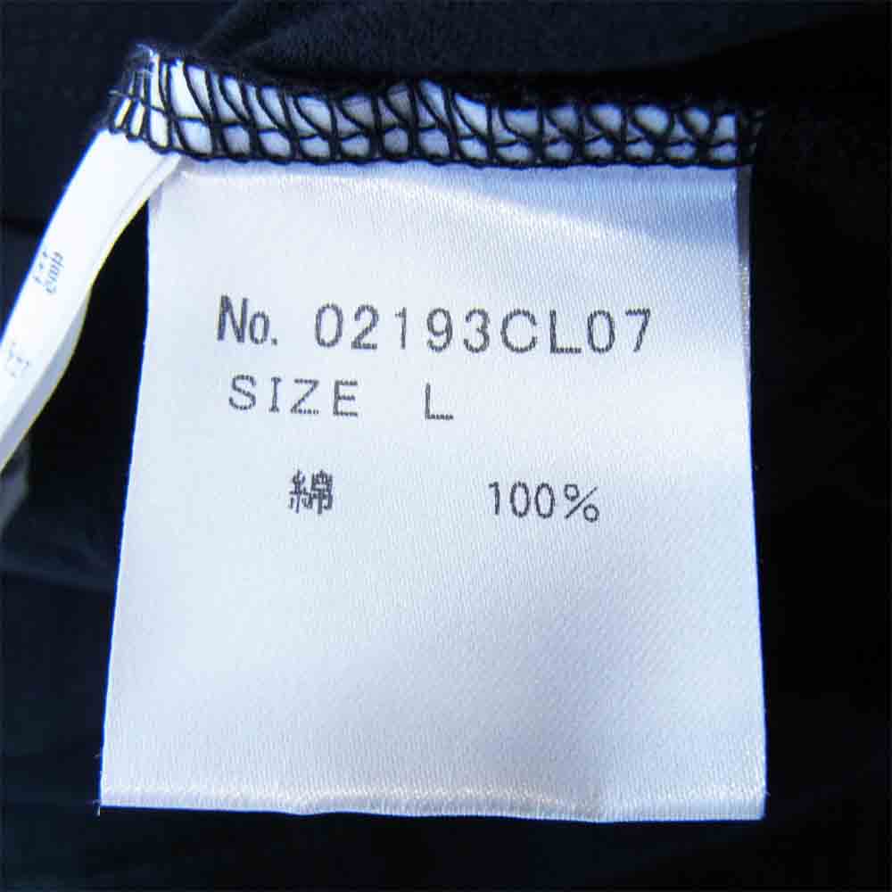 HYSTERIC GLAMOUR ヒステリックグラマー 02193CL07496 MAKE ME SMILE リブ付Tシャツ ブラック系 L【新古品】【未使用】【中古】