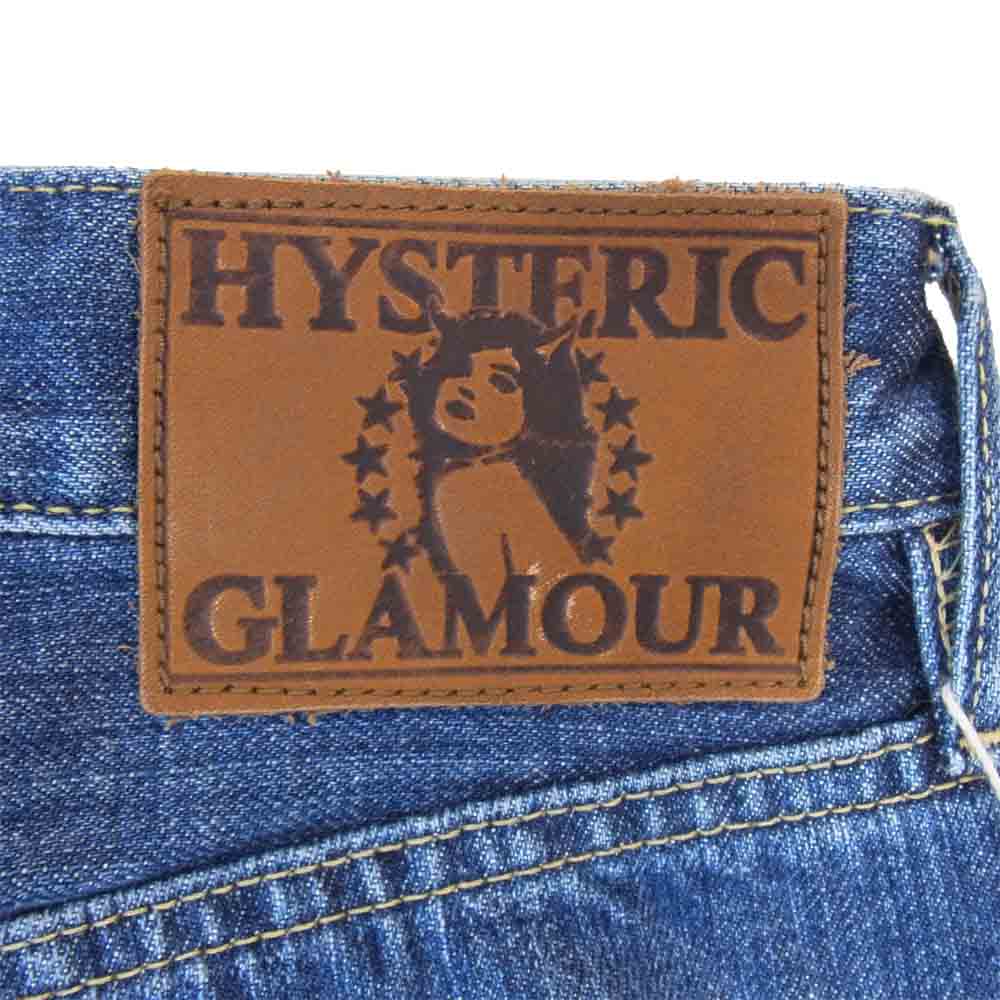 HYSTERIC GLAMOUR ヒステリックグラマー 02183AP13244 USED加工 AP デニム パンツ インディゴブルー系 30【新古品】【未使用】【中古】