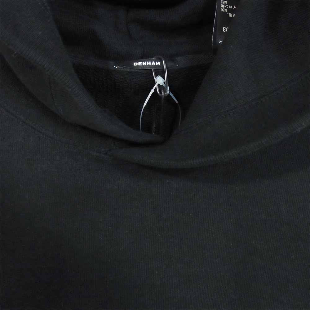 DENHAM 27211-2-60003 unitary pine hoody コットンスウェットパーカー ブラック系 L【新古品】【未使用】【中古】