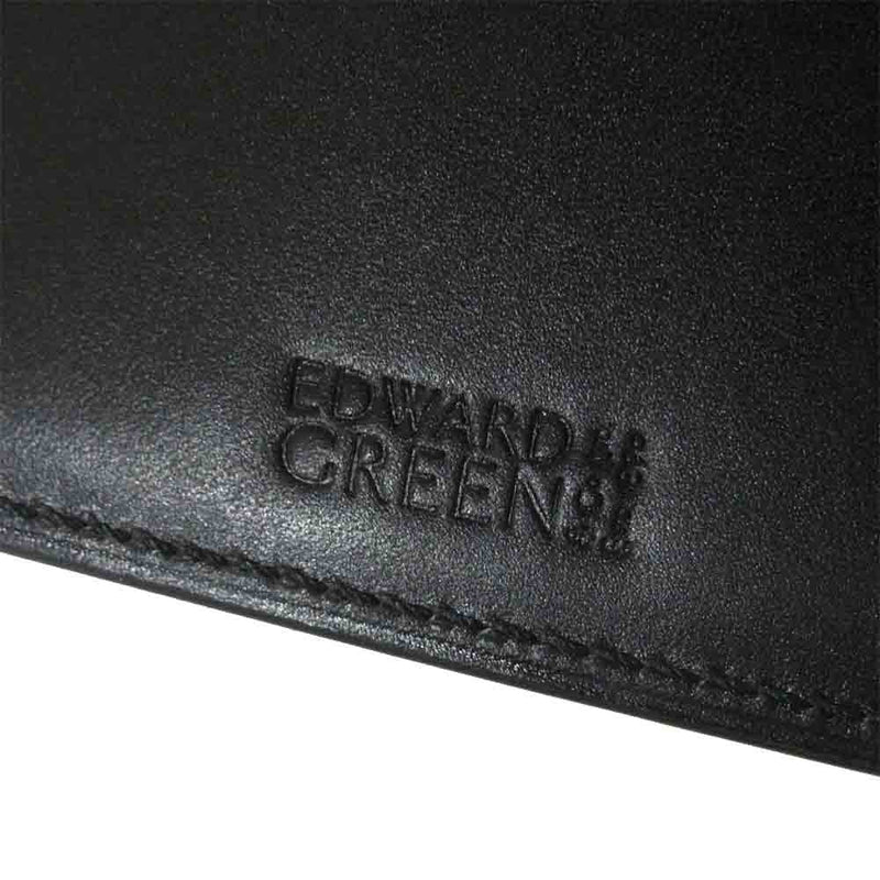 EDWARD GREEN エドワードグリーン レザー カード ケース カードケース ブラック系【新古品】【未使用】【中古】