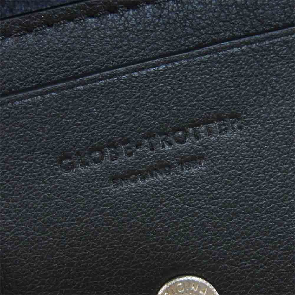 GLOBE TROTTER グローブトロッター ビジネス カード ホルダー カードケース ブラック系【新古品】【未使用】【中古】