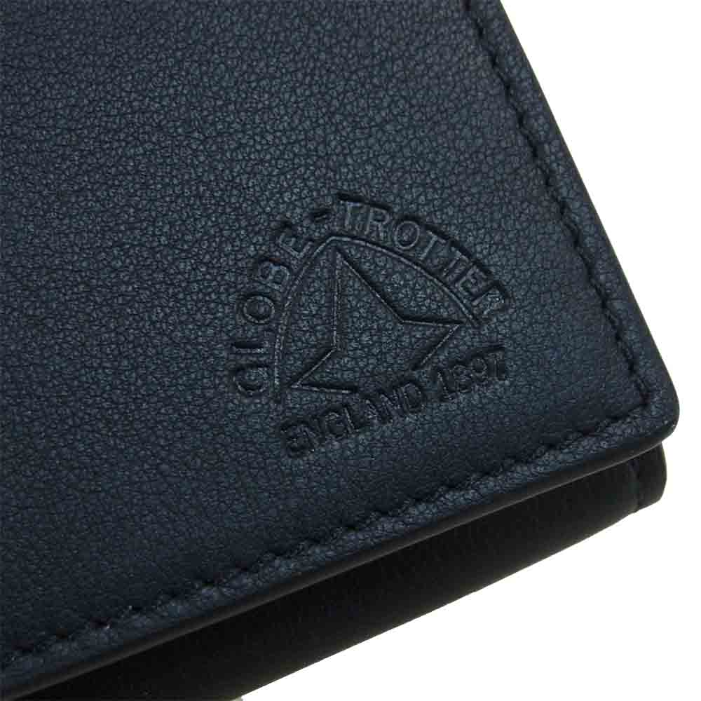 GLOBE TROTTER グローブトロッター ビジネス カード ホルダー カードケース ブラック系【新古品】【未使用】【中古】