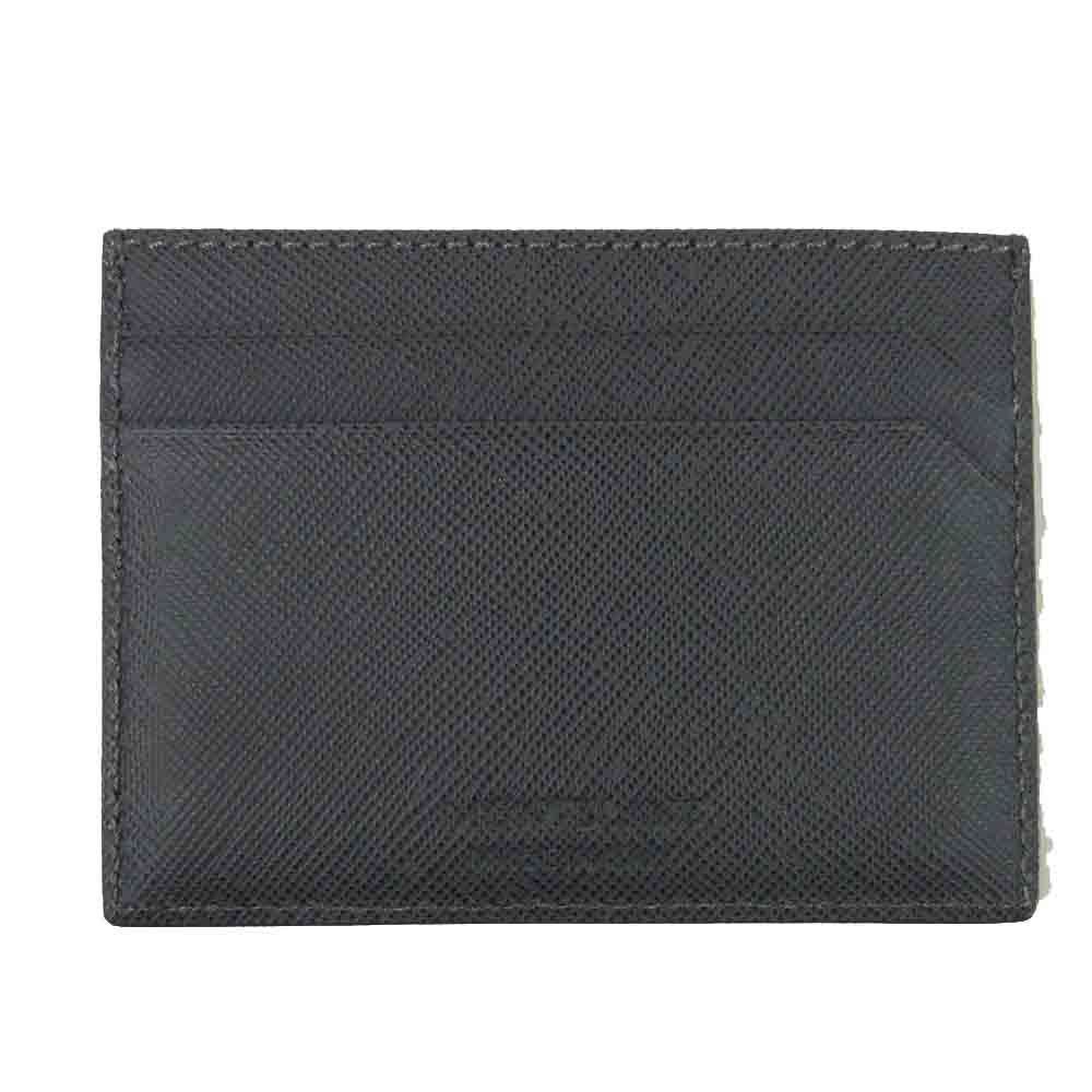 MONTBLANC モンブラン 116337 レザー カード ホルダー イタリア製 ダークグレー系【新古品】【未使用】【中古】