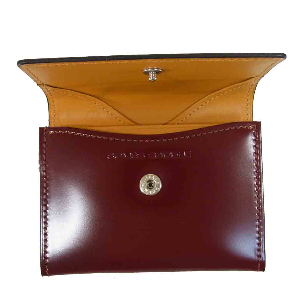 ソメス フェルデン スリムウォレット 財布 コードバン 日本製 赤茶系【新古品】【未使用】【中古】