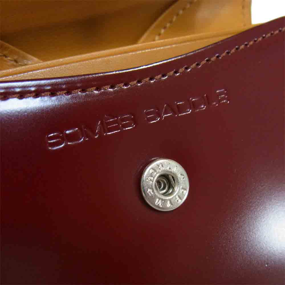 ソメス フェルデン スリムウォレット 財布 コードバン 日本製 赤茶系【新古品】【未使用】【中古】