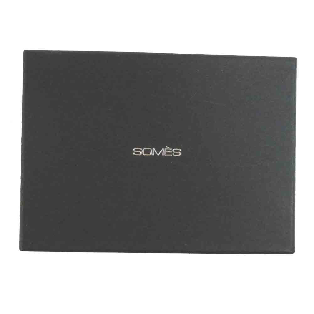 ソメス フェルデン スリムウォレット 財布 コードバン 日本製 赤茶系【新古品】【未使用】【中古】