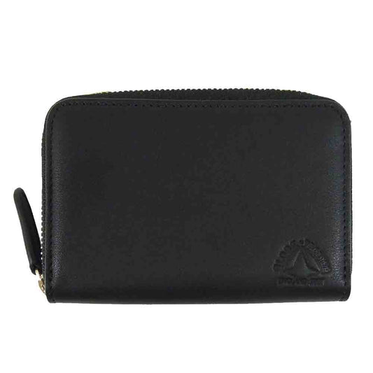 GLOBE TROTTER グローブトロッター スモールジップ アラウンド パース 財布 ブラック系【新古品】【未使用】【中古】