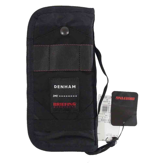 BRIEFING ブリーフィング × DENHAM デンハム ショルダー トリップケース ウォレット ブラック系【新古品】【未使用】【中古】