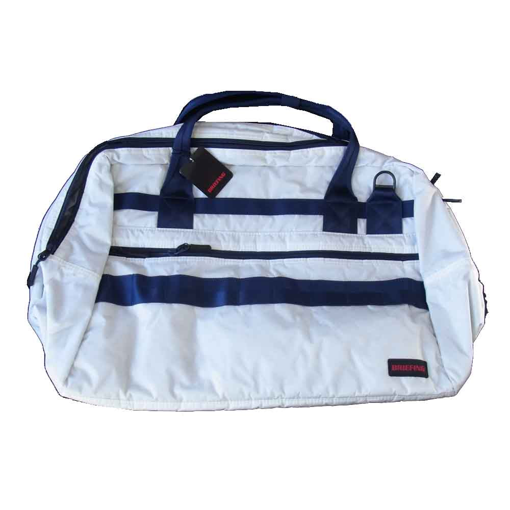BRIEFING ブリーフィング BRG193G61 GOLF DUAL DUFFLE RIP ボストンバッグ ホワイト系【新古品】【未使用】【中古】