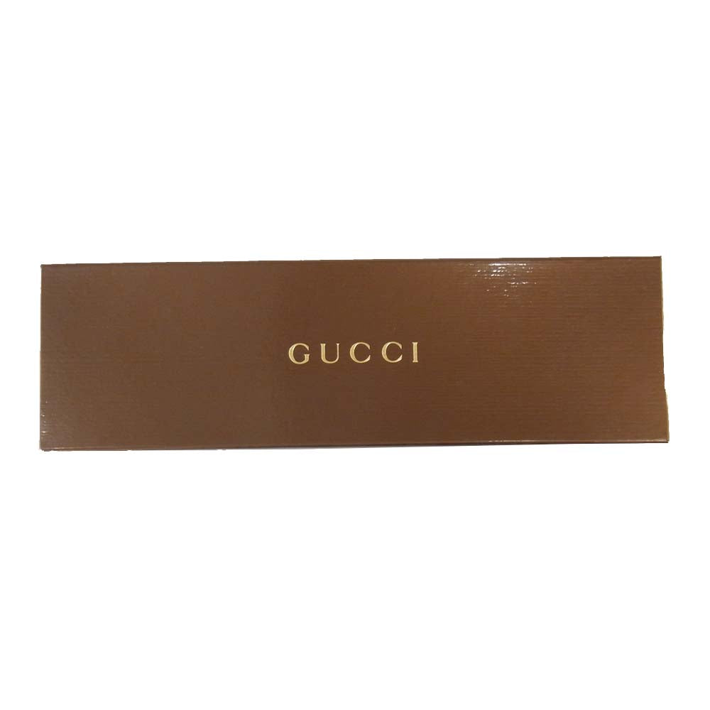GUCCI グッチ シルク ネクタイ ネイビー系【中古】