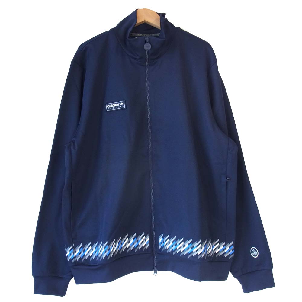 アディダス スペツィアル GK5731 TT NORDER SPZL ジャケット ネイビー系 L【新古品】【未使用】【中古】