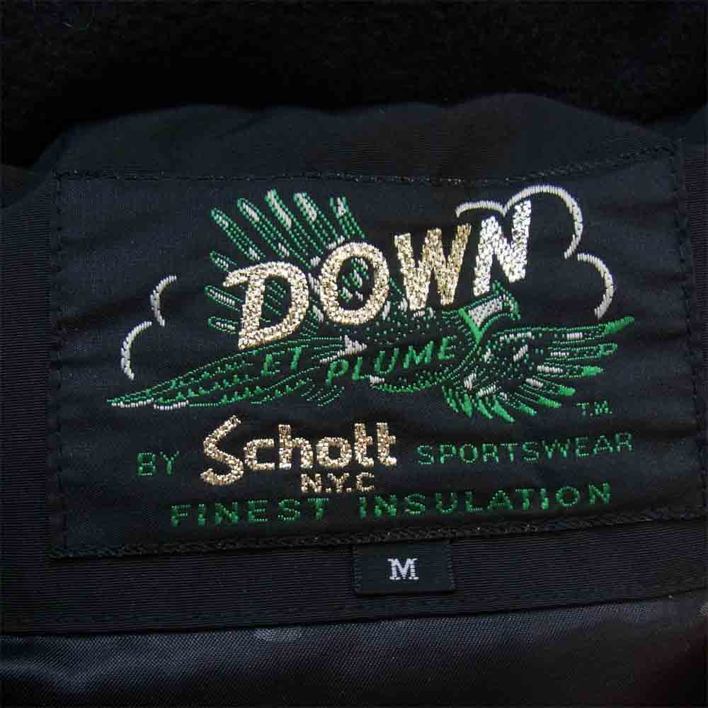 schott ショット 3102052 EXPLOTION DOWN PARKA エクスプロレーション ダウン パーカー オレンジ系 M【新古品】【未使用】【中古】