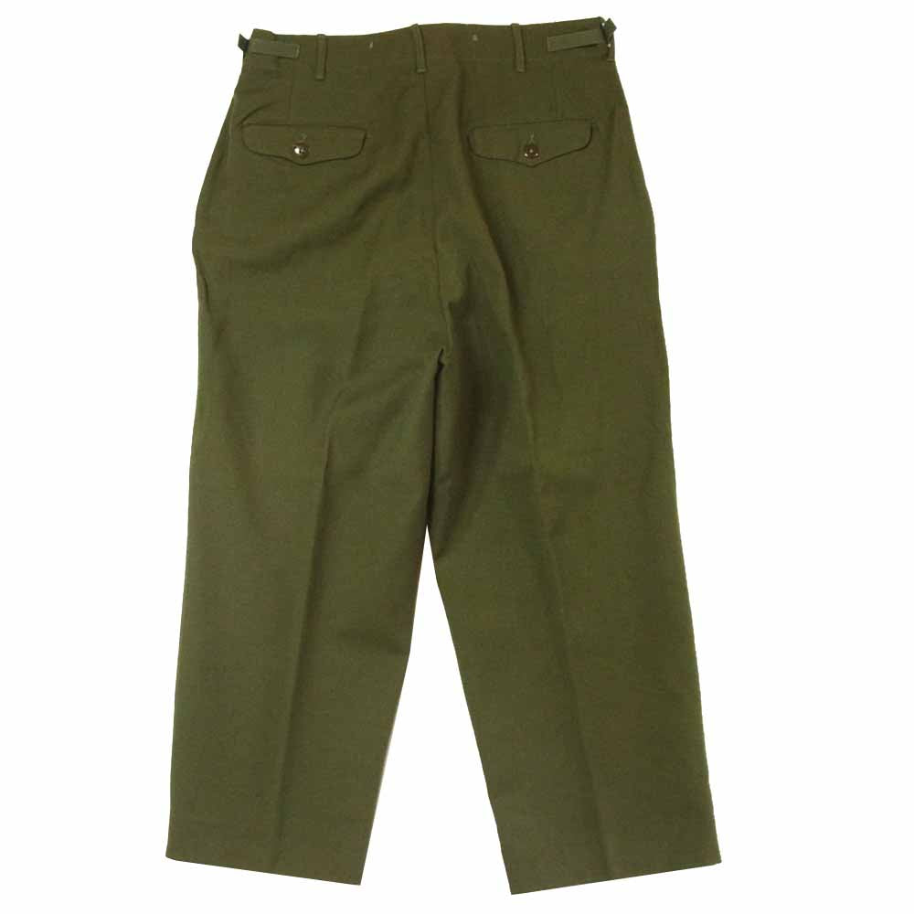 米陸軍 TROUSERS FIELD WOOL M-1951 M-51 ミリタリー ウール パンツ カーキ系 M【中古】