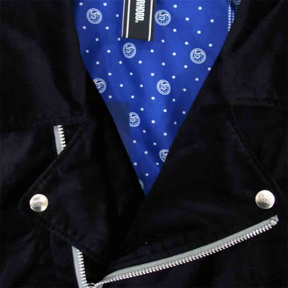 NEIGHBORHOOD ネイバーフッド 未使用 21SS 211AQNH-JKM06 RIDERS / CR-JKT ベロア ライダース ジャケット ブラック系 S【極上美品】【中古】