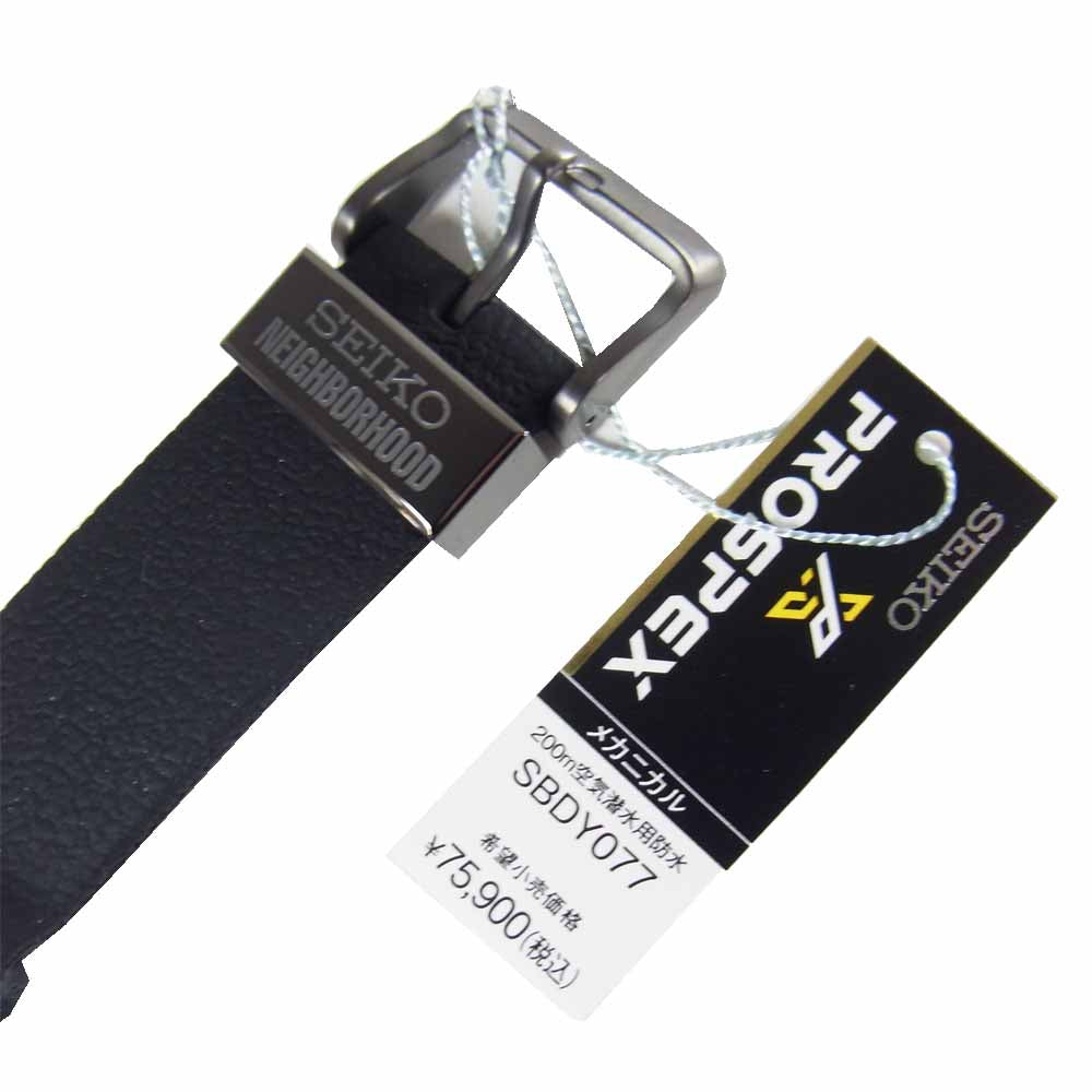 SEIKO セイコー SBDY077 × NEIGHBOR HOOD ネイバーフッド 保証書付 PROSPEX DiverScuba プロスペックス ダイバースキューバ 時計 腕時計 ブラック系【新古品】【未使用】【中古】