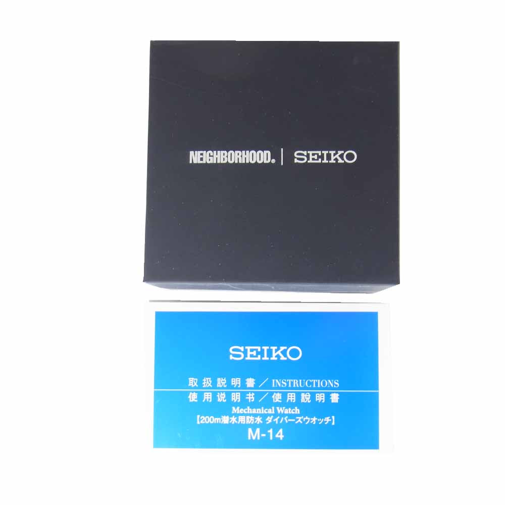 SEIKO セイコー SBDY077 × NEIGHBOR HOOD ネイバーフッド 保証書付 PROSPEX DiverScuba プロスペックス ダイバースキューバ 時計 腕時計 ブラック系【新古品】【未使用】【中古】