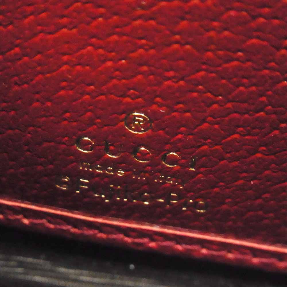 GUCCI グッチ ?647787 × ドラえもん DORAEMON 2TUBG 8580 ジップ アラウンド ウォレット レッド系 柄【新古品】【未使用】【中古】
