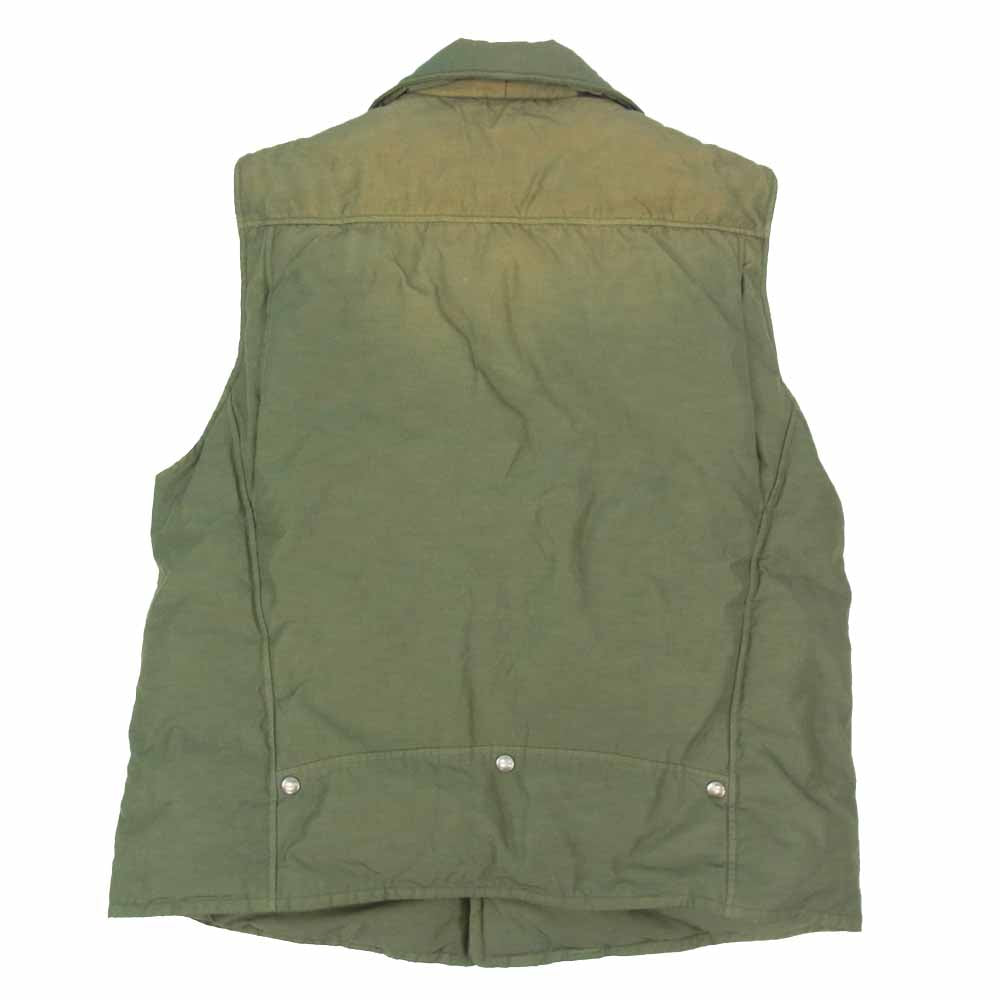 VISVIM ビズビム 21SS 0121105013005 STRABLER DOWN VEST 泥染め加工 ベスト カーキ系 1【新古品】【未使用】【中古】