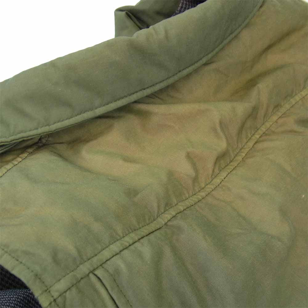 VISVIM ビズビム 21SS 0121105013005 STRABLER DOWN VEST 泥染め加工 ベスト カーキ系 1【新古品】【未使用】【中古】
