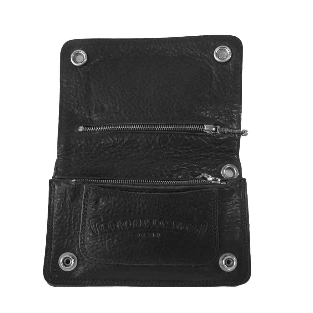 CHROME HEARTS クロムハーツ（原本無） 1ZIP WALLET 1ジップ ウォレット ブラック系【中古】