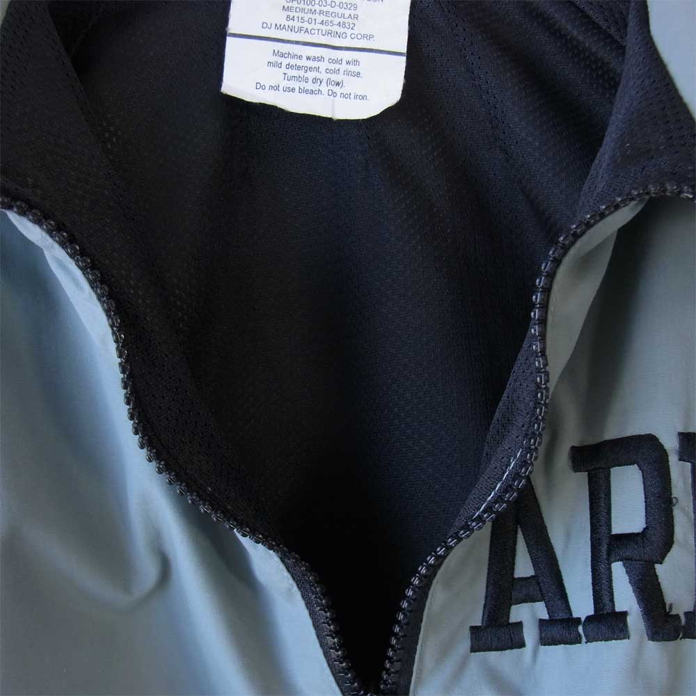 アメリカ軍 Physical Fitness Uniform Jacket ナイロン トレーニング ジャケット カーキ系 M【中古】