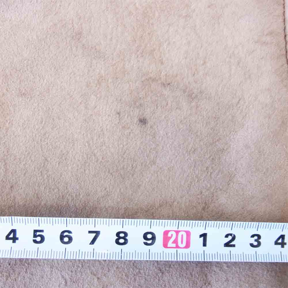 リアル ムートン ベスト ベージュ系【中古】