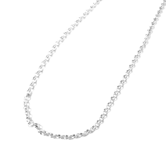 CHROME HEARTS クロムハーツ（原本無） NECKLACE CHAIN ROLL 18 インチ ロールチェーン ネックレス シルバー系【中古】