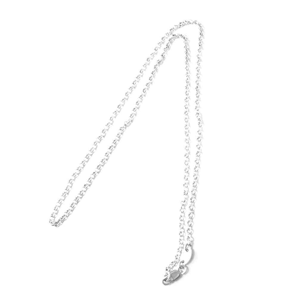 CHROME HEARTS クロムハーツ（原本無） NECKLACE CHAIN ROLL 18 インチ ロールチェーン ネックレス シルバー系【中古】