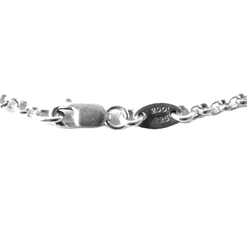 CHROME HEARTS クロムハーツ（原本無） NECKLACE CHAIN ROLL 18 インチ ロールチェーン ネックレス シルバー系【中古】