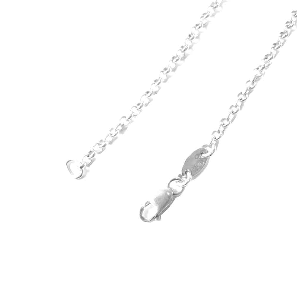 CHROME HEARTS クロムハーツ（原本無） NECKLACE CHAIN ROLL 18 インチ ロールチェーン ネックレス シルバー系【中古】