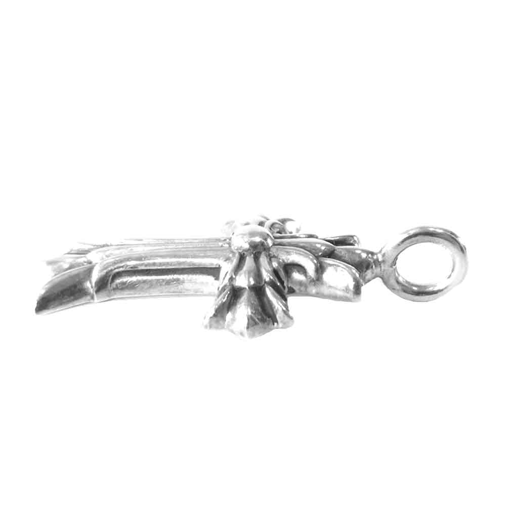 CHROME HEARTS クロムハーツ（原本無） ダブル CHクロス チャーム シルバー系【中古】