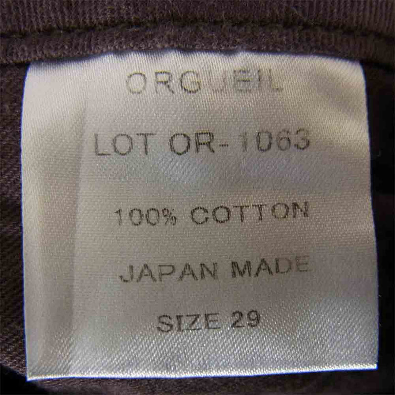 ORGUEIL オルゲイユ OR-1063 Work Pants ワーク パンツ カーキ カーキ系 29【中古】