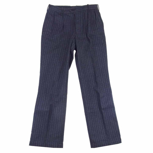 ORGUEIL オルゲイユ OR-1051B Stripe Trouser ストライプ トラウザー パンツ ブラック系 30【中古】