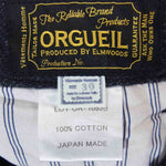 ORGUEIL オルゲイユ OR-1051B Stripe Trouser ストライプ トラウザー パンツ ブラック系 30【中古】