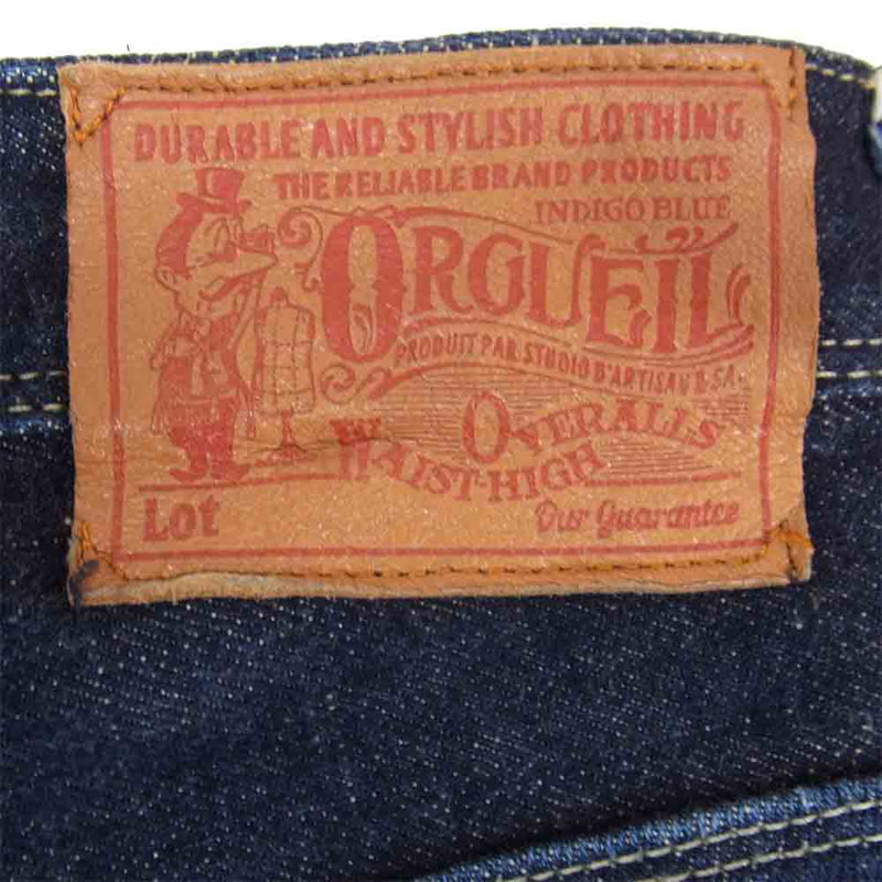 ORGUEIL オルゲイユ OR-1001 Tailor Jeans テーラージーンズ ワンウォッシュ デニム インディゴブルー系 30【中古】