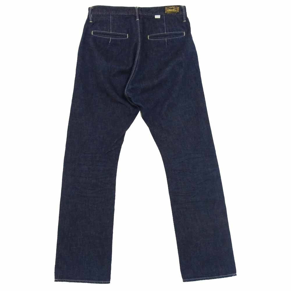 ORGUEIL オルゲイユ OR-1050A Denim Trousers ワンウォッシュ デニム トラウザー インディゴブルー系 30【中古】