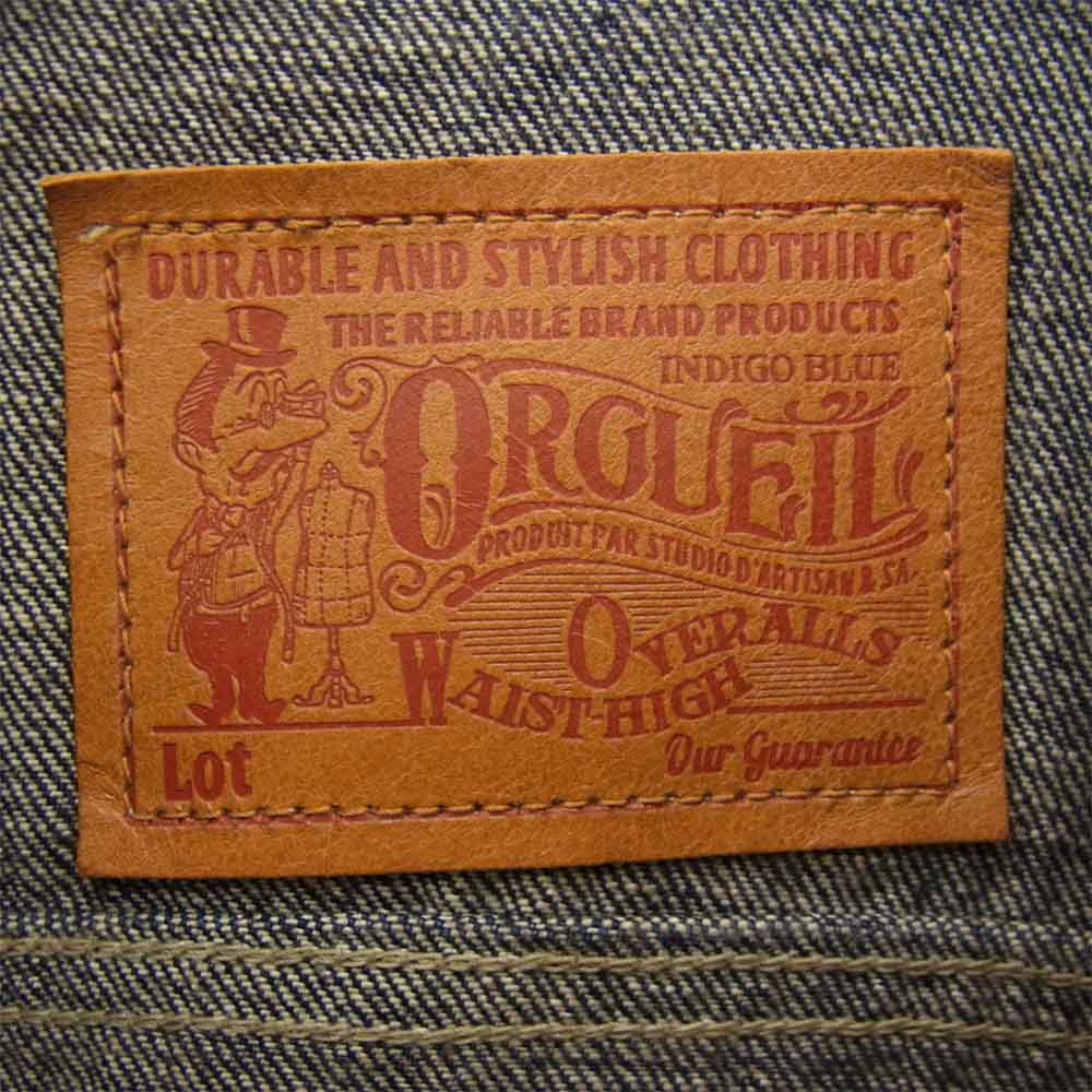 ORGUEIL オルゲイユ OR-4170 Denim Jacket ワンウォッシュ デニム ジャケット インディゴブルー系 38【中古】