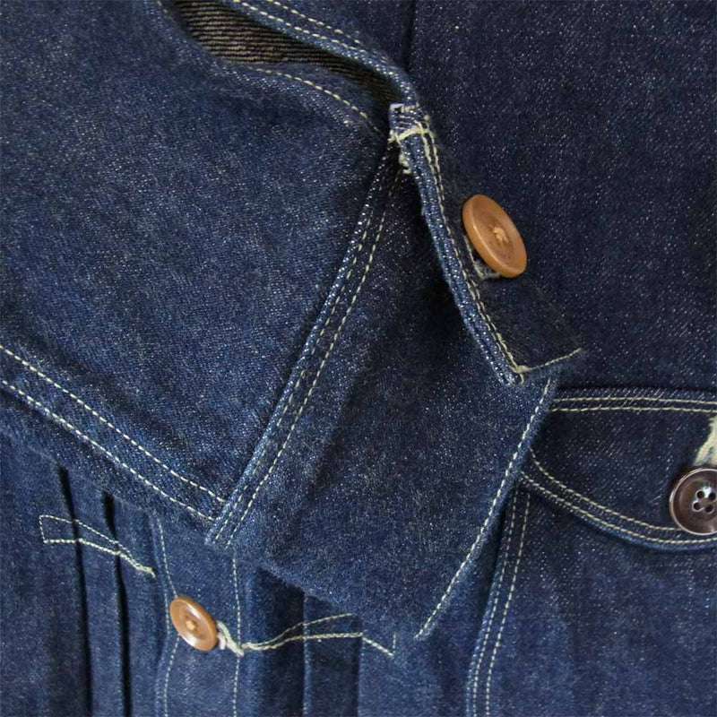 ORGUEIL オルゲイユ OR-4170 Denim Jacket ワンウォッシュ デニム ジャケット インディゴブルー系 38【中古】