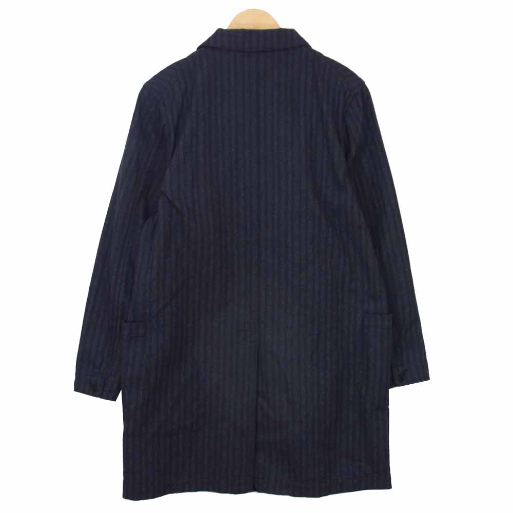 ORGUEIL オルゲイユ OR-4133 FRENCH STRIPE SHOP フレンチ  ストライプ ショップ コート ネイビー系 38【極上美品】【中古】