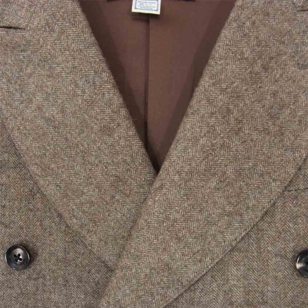 ORGUEIL オルゲイユ OR-4128 Double Jacket ダブル ウール ジャケット ブラウン系 38【中古】