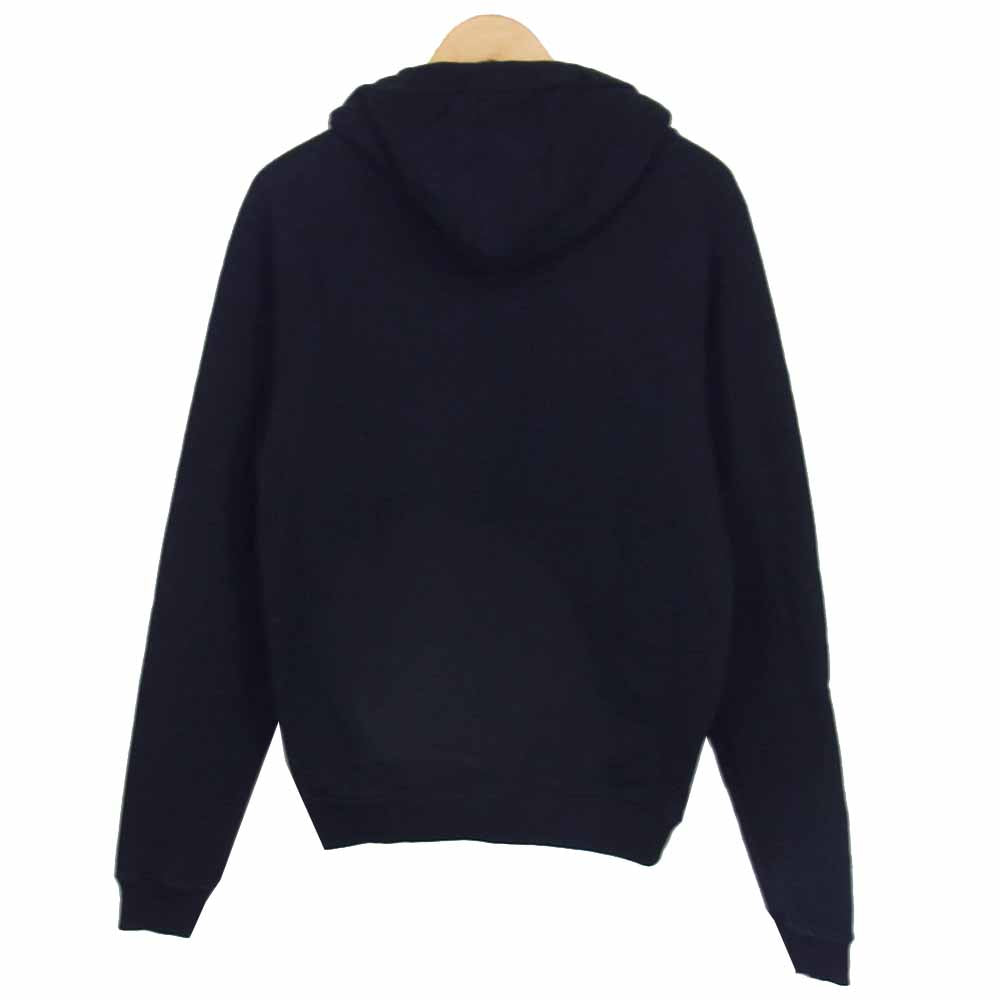 MAISON KITSUNE メゾンキツネ COLLEGE KITSUNE ジップ パーカー ネイビー系 S【中古】